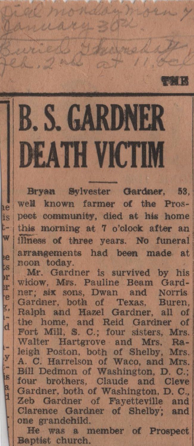 Gardner Bryan Sylvester